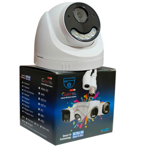 2mp with TVI/CVI Audio AHD 4 array smile starlight light dome camera with box & 2no.printing (2mp RS-HD561F-A0 ruision PCB, Lens-4mm YT1086)
