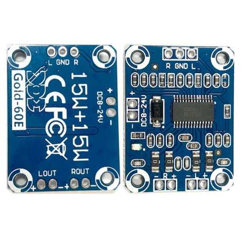 TPA3110 15W + 15W Dual Channel Stereo Digital Audio Amplifier Board
